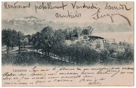 Lausanne, circulée 1903