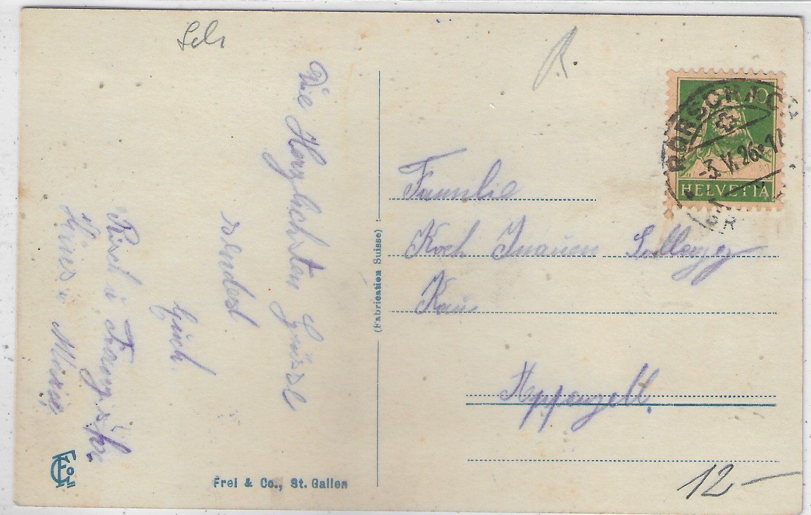 Cartoline postali: Rorschach - Generalansicht – Usato da Ettingen venduto da Kartenplanet 1