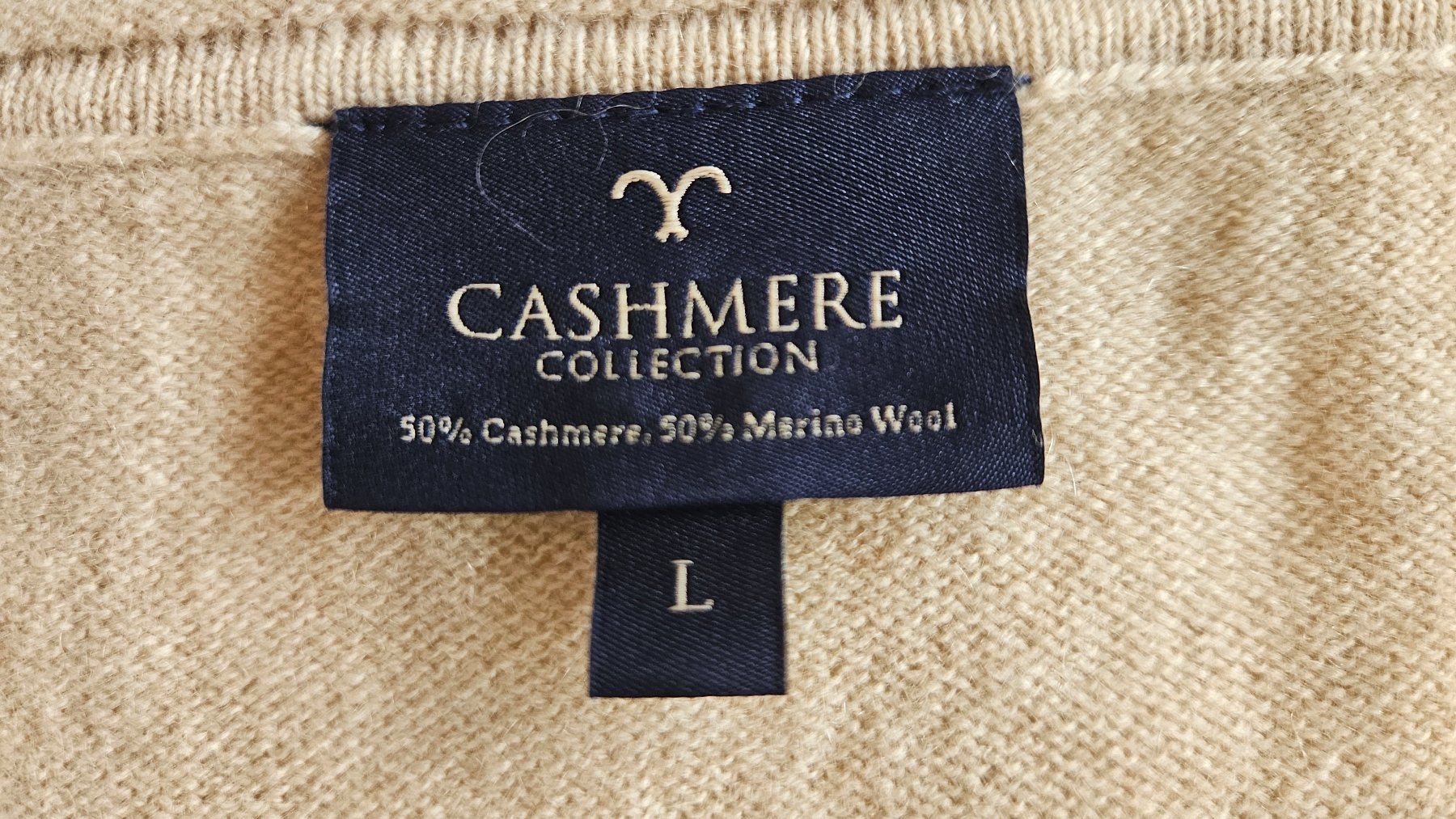 Maglioni & Felpe: Cashmere Collection Pullunder, Beige, Grösse L, Top Zustand – Usato da Gossau ZH venduto da fashiontwo 1