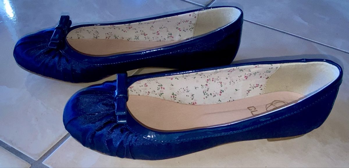 Cube Scarpe da donna: CUBE Ballerinas, blau/marinblau, Grösse 38 – Usato da Vinelz venduto da Viewfinder84 1