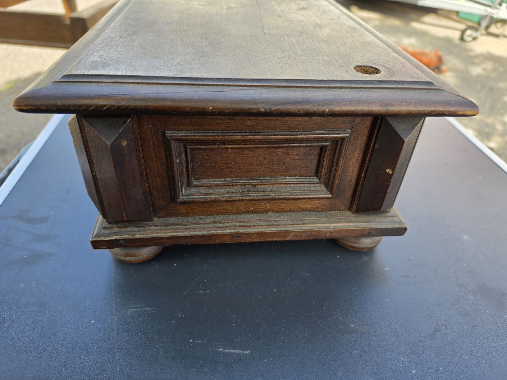 Cassapanche: Holzschatulle mit Schublade antiker Stil – Usato da Mettlen venduto da elios0888 1