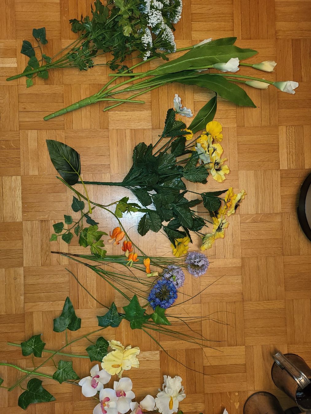 Tutte le decorazioni: TOP!! Grosses Set Kunstblumen/ Kunstpflanzen/Seidenblumen – Difettoso da Aarau venduto da Unikumlis_ArtBrut 6