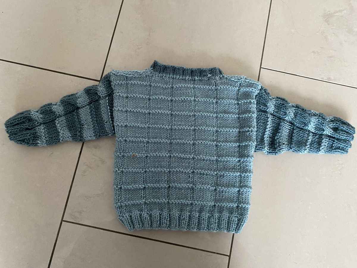 Maglioni & Felpe: Handgestrickter Kinder Pullover, Grösse 74/80, Winter-Warm! – Nuovo e nell'imballaggio originale da Kreuzlingen venduto da Lukma64 2