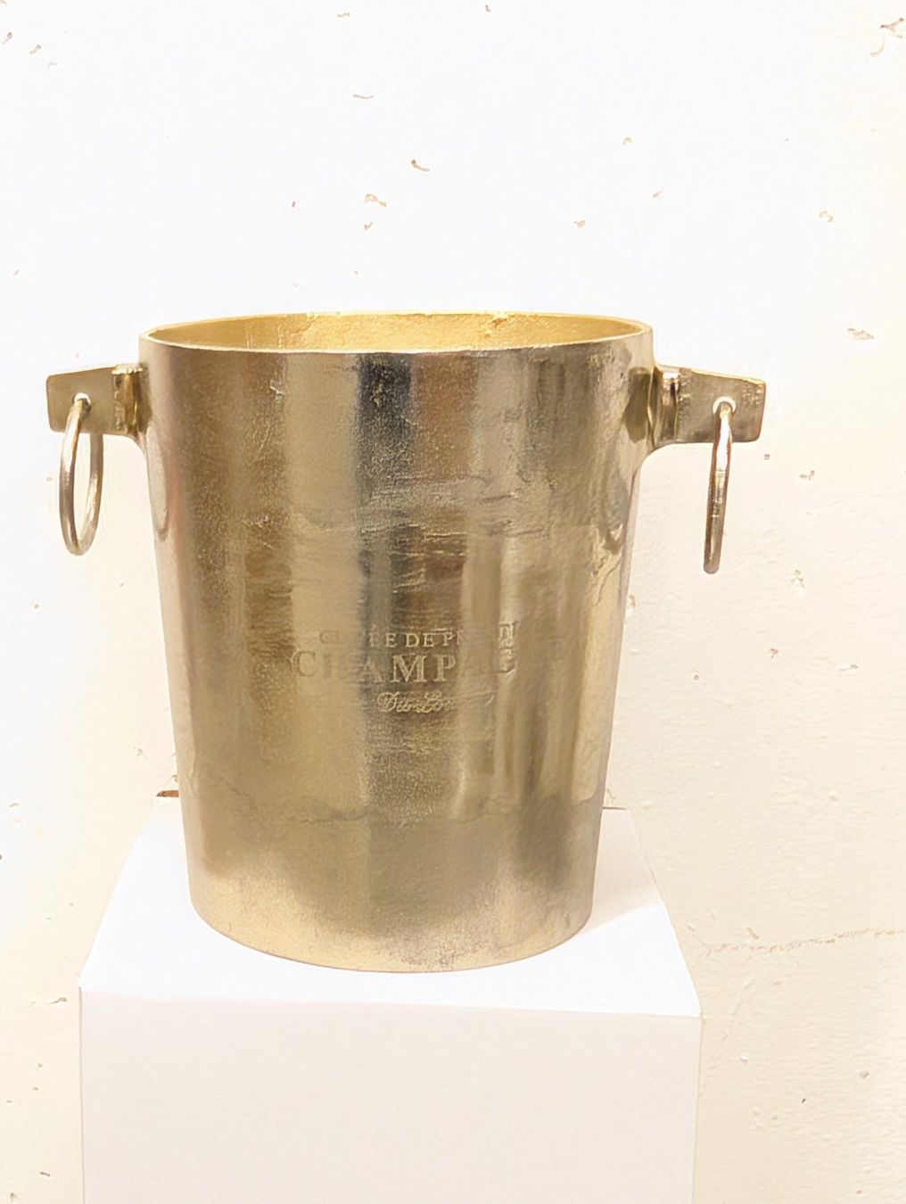 Altro: goldener Champagnerkühler Vintage-Stil – Nuovo (secondo la descrizione) da Schaffhausen venduto da designlover83