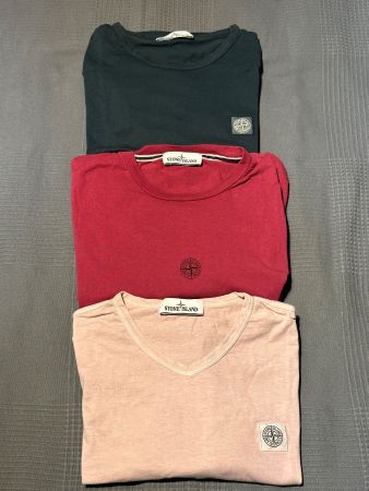 Originale Stone Island T-Shirts, 3x (2x L / 1x XL)