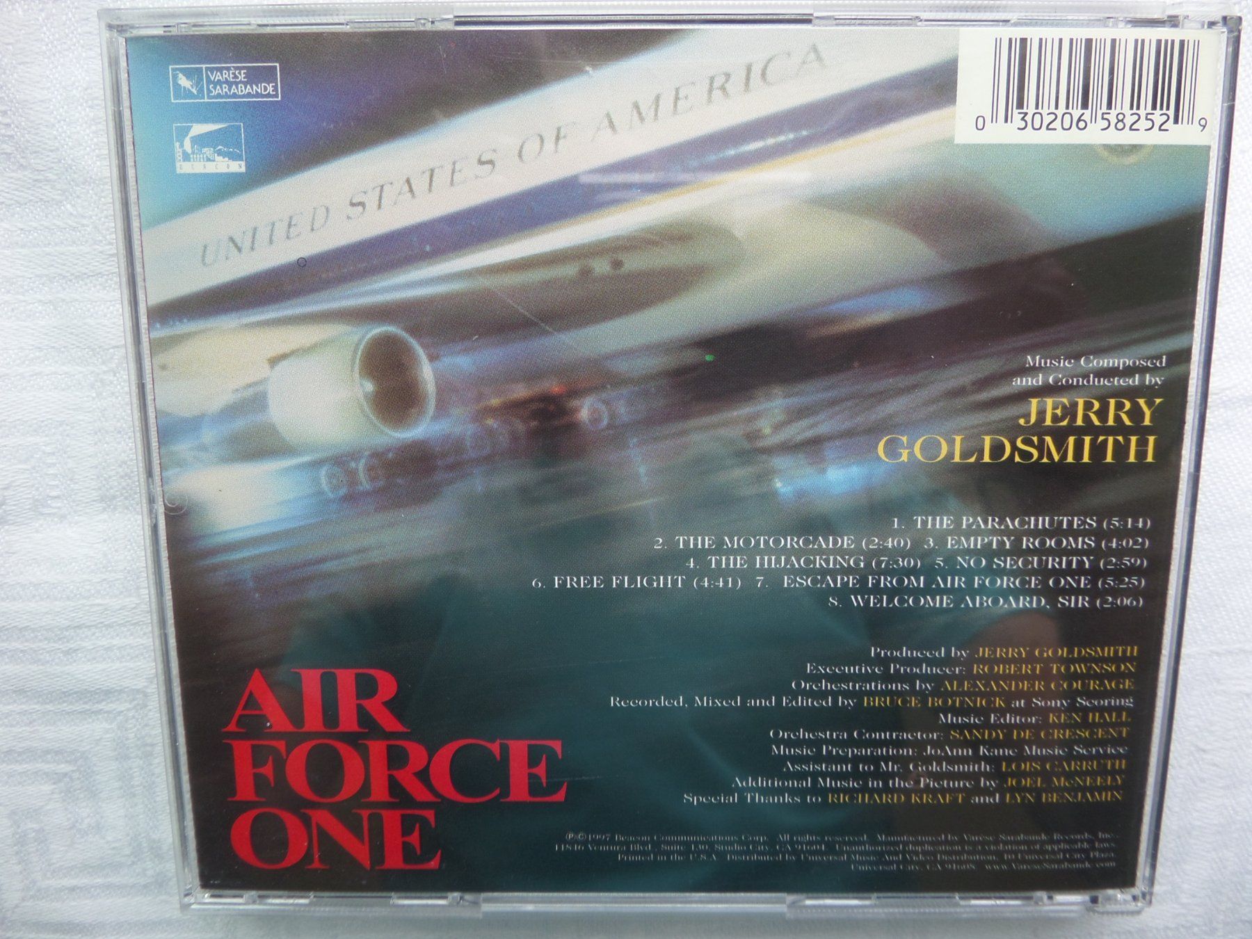 CDs: Jerry Goldsmith - Air Force One - Harrison Ford – Gebraucht aus Genève von CDLPBookS 1