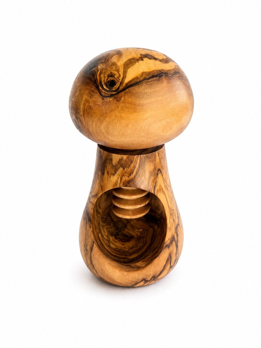 Articoli in legno: Olivenholz Nussknacker – Nuovo e nell'imballaggio originale da Hüntwangen venduto da Elyha
