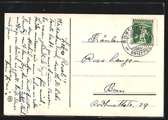 Cartes postales: AK Arbon, Gesamtansicht mit Säntis – D'occasion à Berlin par bartko-reher 1