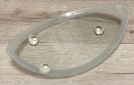 Glasschale Dekoschale Früchteschale L 40.5 H 14 cm B 23 cm