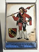 Wappenscheibe: PTT- Schiesseisterschaft 1968