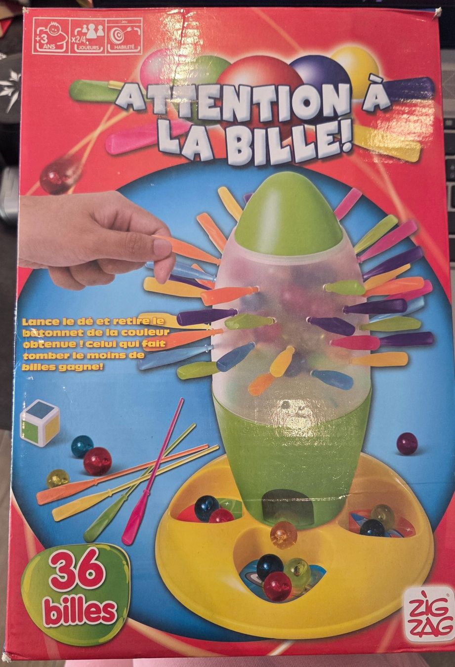 Giochi: Jeux de société attention à la bille – Usato da Ependes FR venduto da Elphy