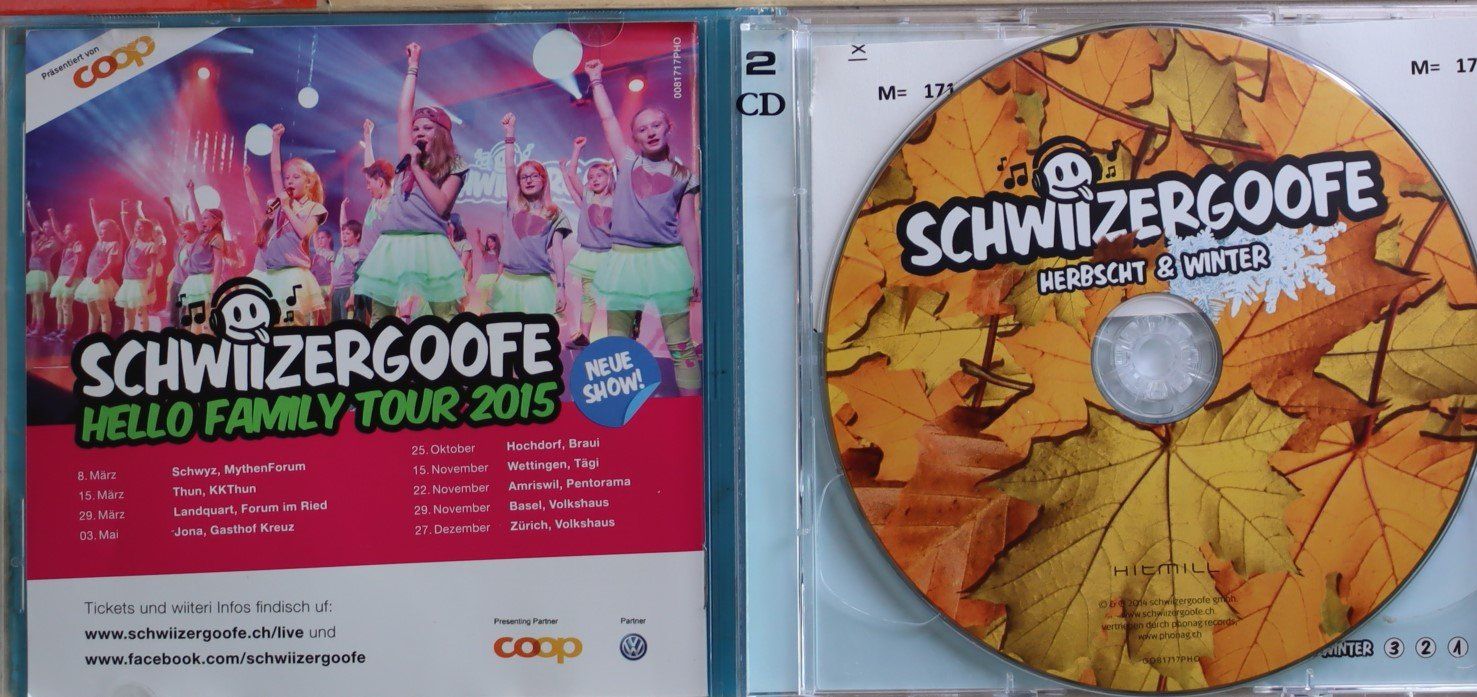 CD: Schwitzergoofe Herbscht & Winter – Usato da Luzern venduto da CONTENTI 1