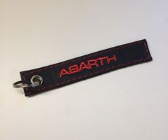 Abarth Schlüsselanhänger Kunstleder bestickt Ecopelle