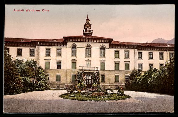Cartes postales: AK Chur, Anstalt Waldhaus – D'occasion à Berlin par bartko-reher