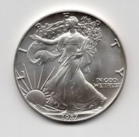 (1005) USA, 1 Unze Eagle 1987, stgl