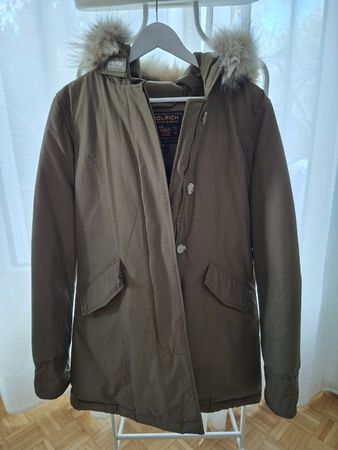 Arctic Parka Woolrich Kaki Taille M Fourrure amovible