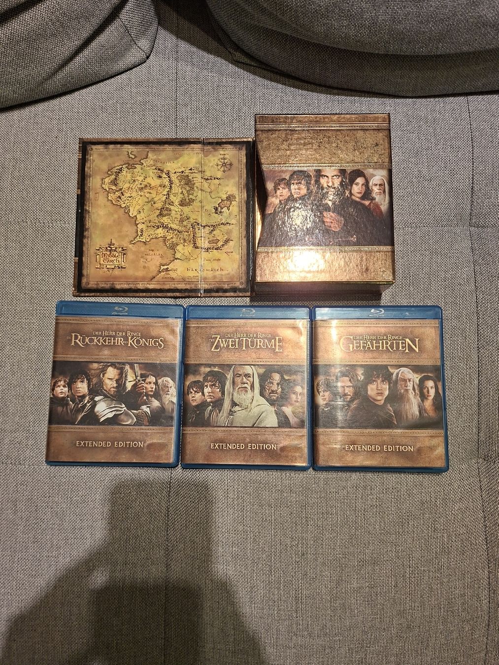 Alle DVDs: Herr der Ringe Extended Edition Blu-ray Trilogie Boxset – Gebraucht aus Luzern von LukiMeini 4