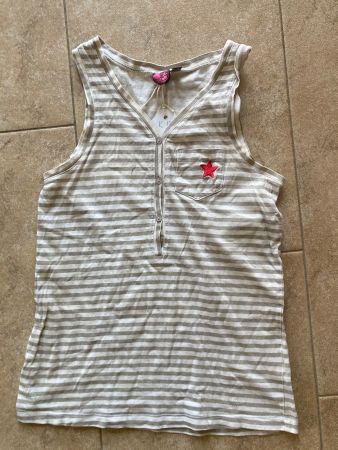 Sommer Tank Top gestreift mit Stern, Grösse 146/152