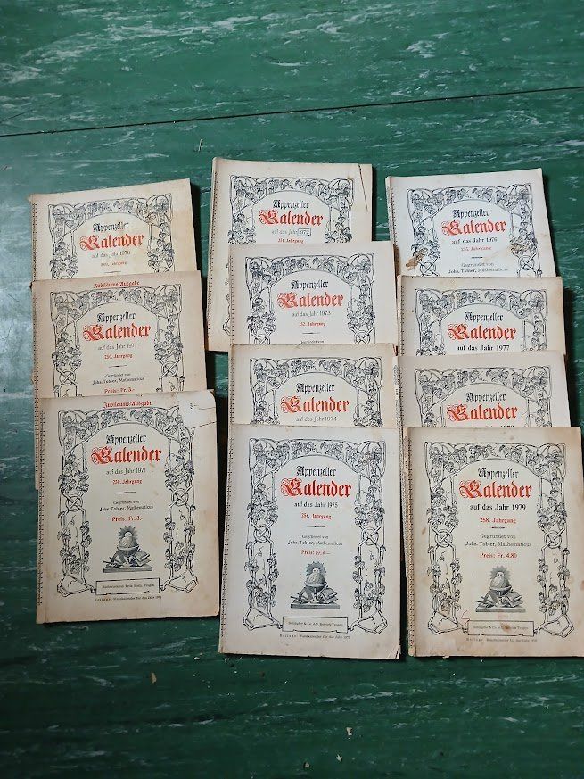 Calendari: Appenzeller Kalender, – Usato da Stein AR venduto da ritst