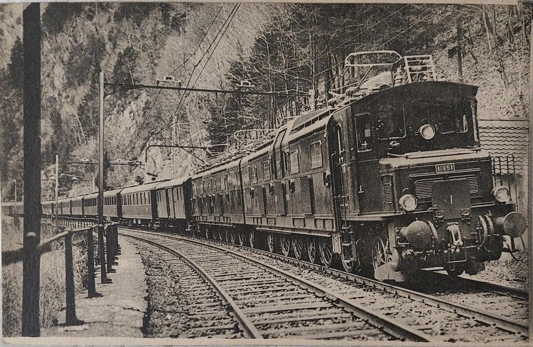 Cartoline postali: SBB-CFF-FFS - Express du Gothard – Usato da Delémont venduto da Domdom1