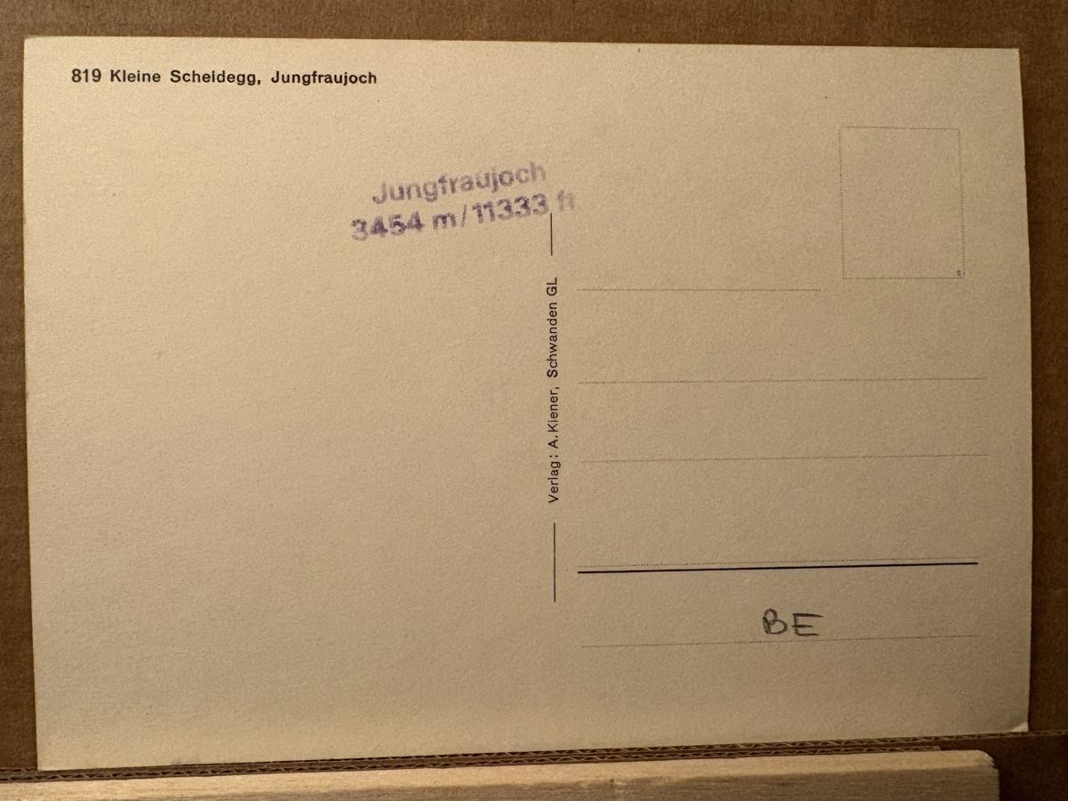 Cartoline postali: AK von Kleine Scheidegg , Jungfrau – Usato da Rümlang venduto da Kartenpost1 1