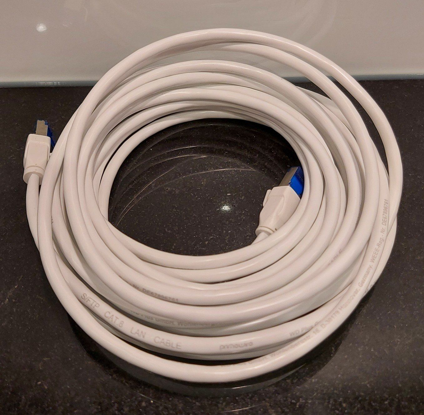 Cavi: Netzwerkkabel LAN Patchkabel CAT 8.1 Primewire 40Gbits, 7.5m – Nuovo (secondo la descrizione) da Rufi venduto da Rajo2