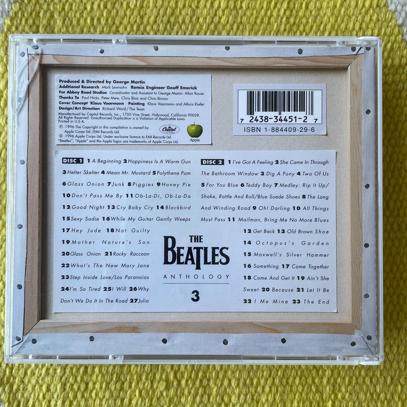 CD: BEATLES-2CD ANTHOLOGY 3 – Usato da Rorschacherberg venduto da CD-Roli 1