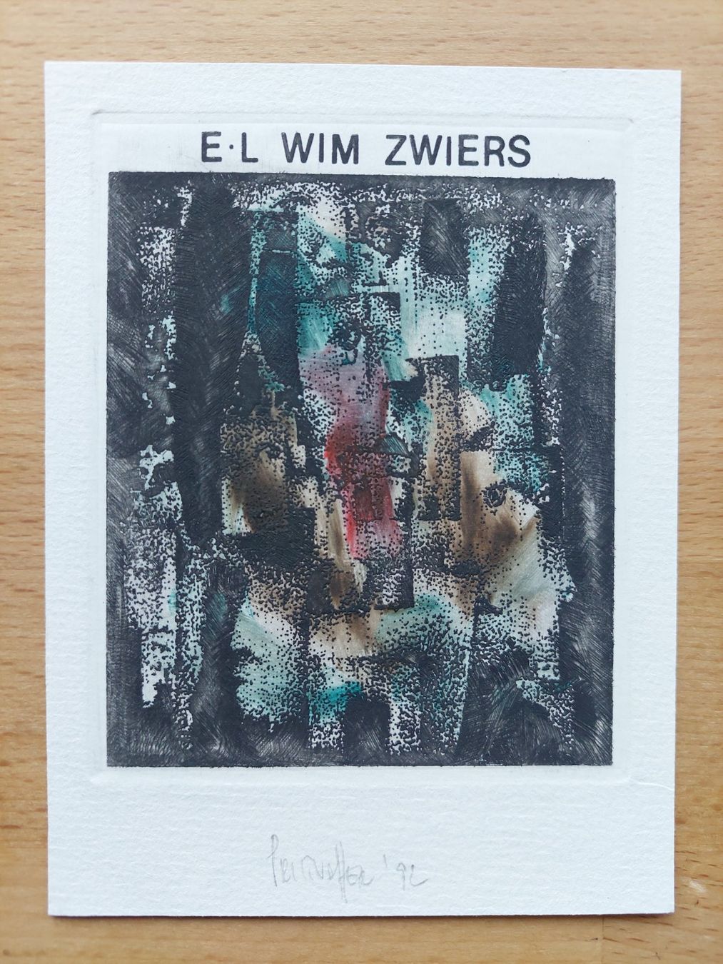 Dipinti: Exlibris Priit Vaher - Orig. Radierung signiert – Usato da Obfelden venduto da Exlibris-Art