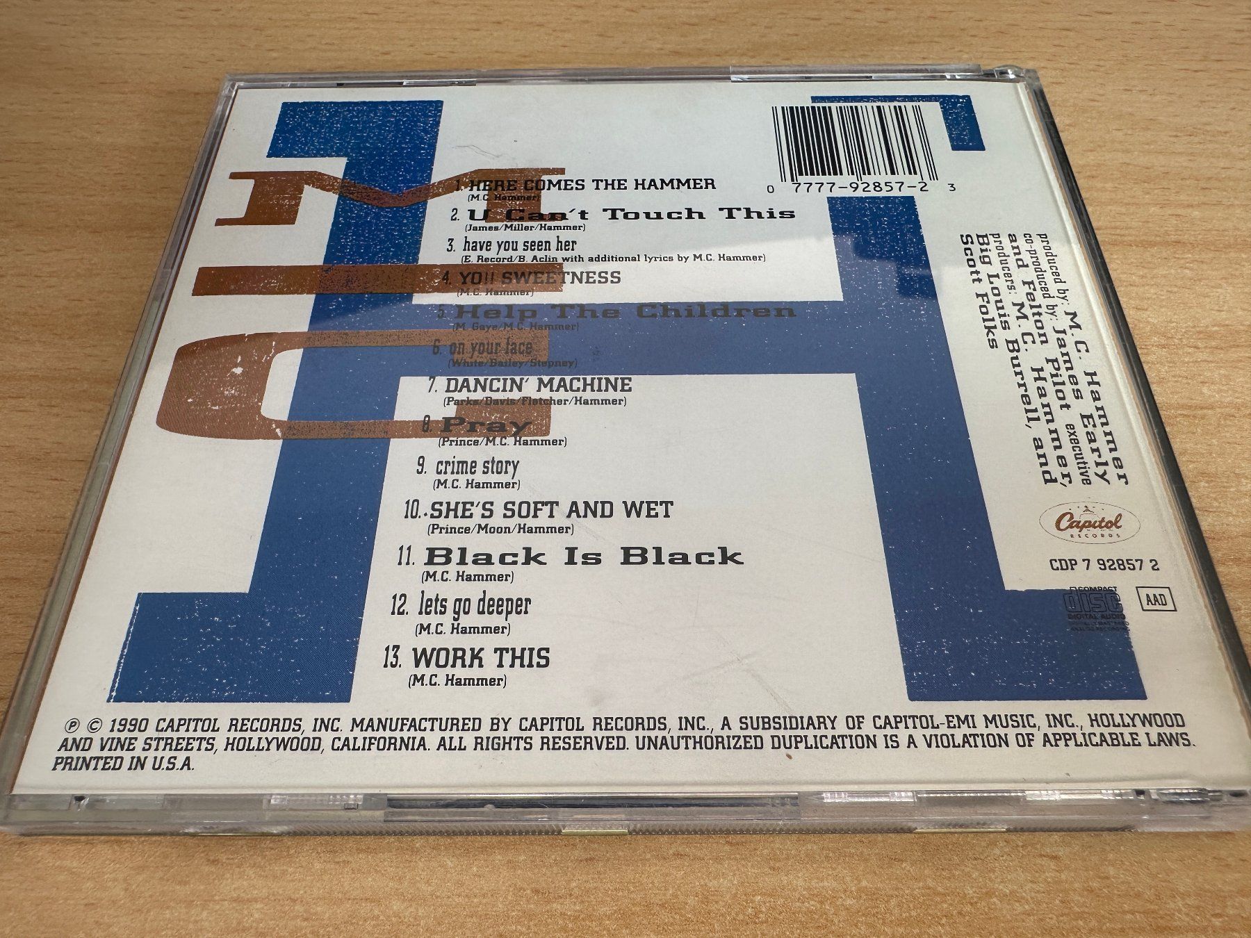 CDs: M.C. Hammer – Please Hammer Don't Hurt 'Em – Gebraucht aus Rikon im Tösstal von Alpenmutz 1