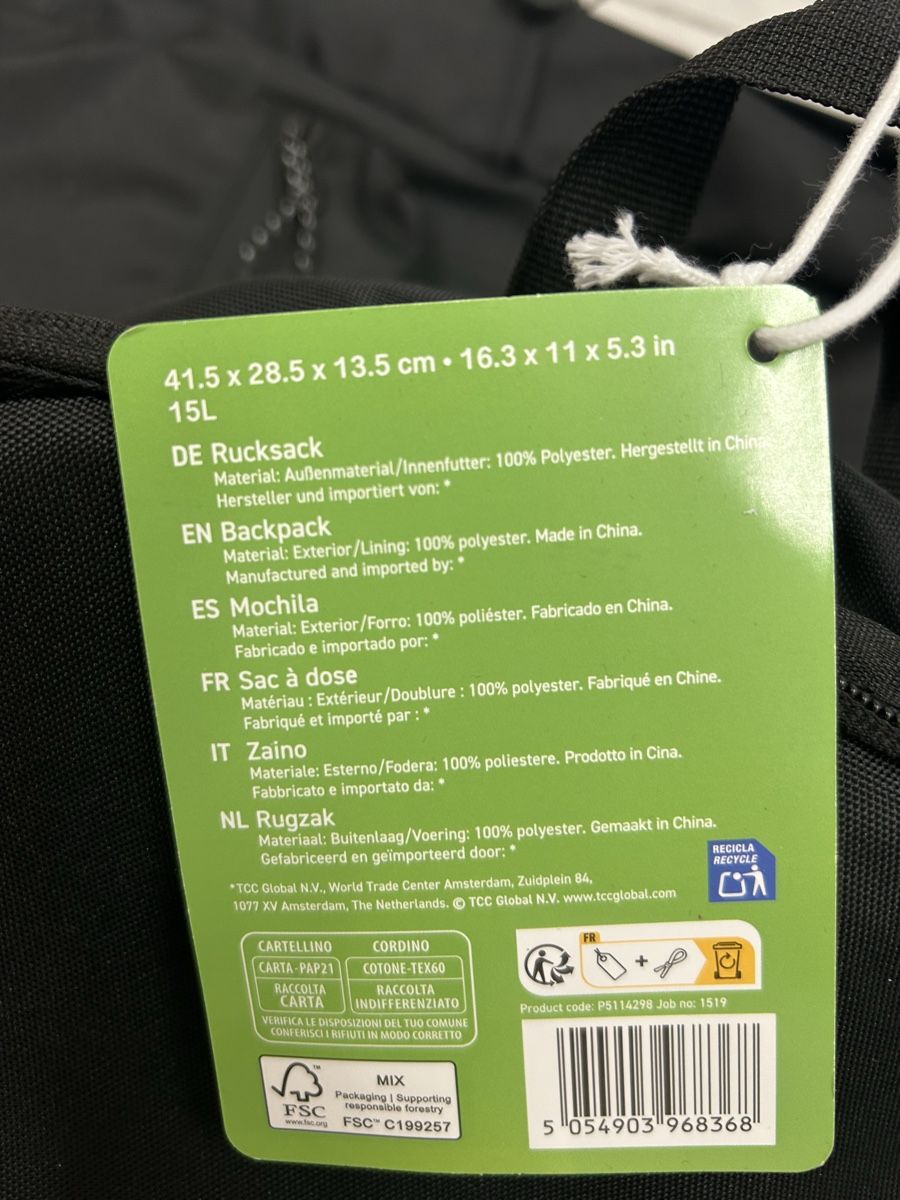 Borse & Zaini: Neue ungebrauchte 2 Schwarze Rucksäcke – Nuovo (secondo la descrizione) da Küssnacht am Rigi venduto da Happy_home 3