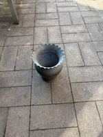 Gebrauchter Pflanztopf, Metall - ideal für den Frühling!