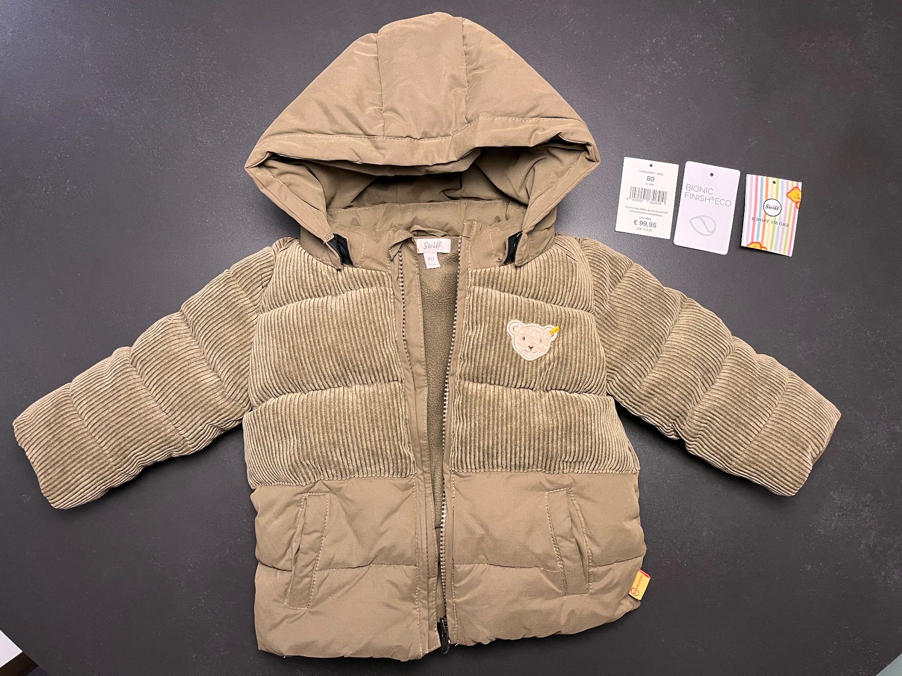 Steiff Giacche & Cappotti: Steiff Jacke Gr. 80 wie neu Winterjacke – Nuovo (secondo la descrizione) da Wohlen AG venduto da kissne4