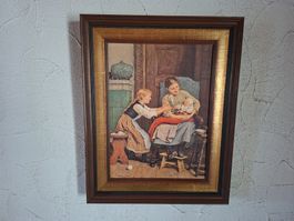 Albert Anker Das erste Lächeln Kunstliebhaber 43x54cm