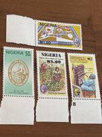 Nigeria Briefmarken Sammlung, Verschiedene Werte, Top!