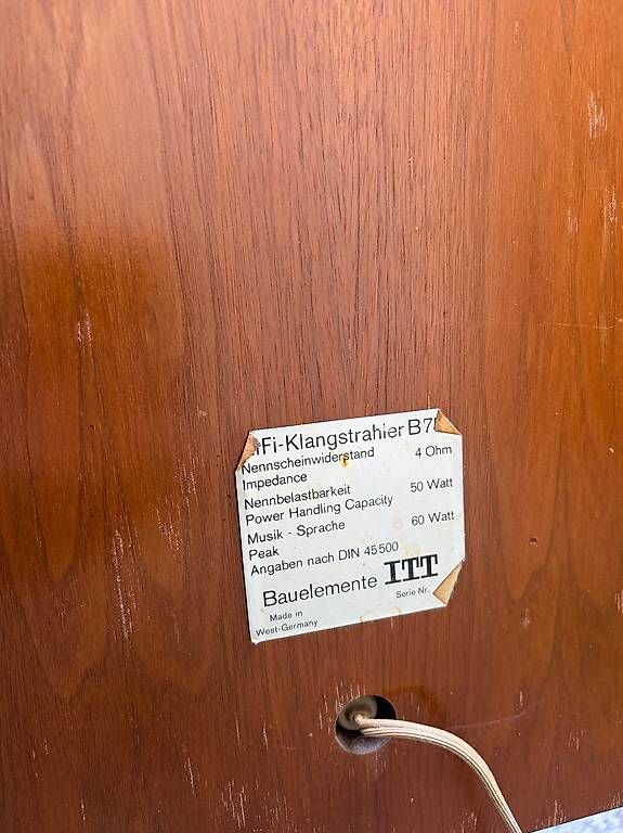 Casse acustiche: ITT Hi-Fi-Klangstrahler B750 – Usato da Bauma venduto da Thlehner 2