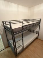  Etagenbett mit 2 Matratzen (90 x 200 cm)