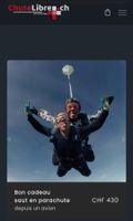 Bon cadeau pour saut en parachute