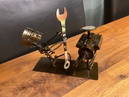 Metall Figurine Interessant Metall Kunst Mechaniker