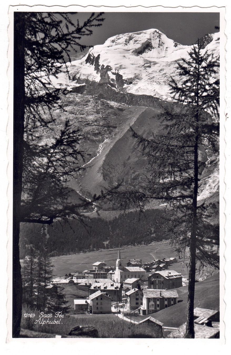 Cartoline postali: Saas Fee – Usato da La Tour-de-Peilz venduto da amjust