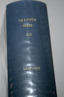 Francesco de Sanctis: LEOPARDI, 1969 (a277