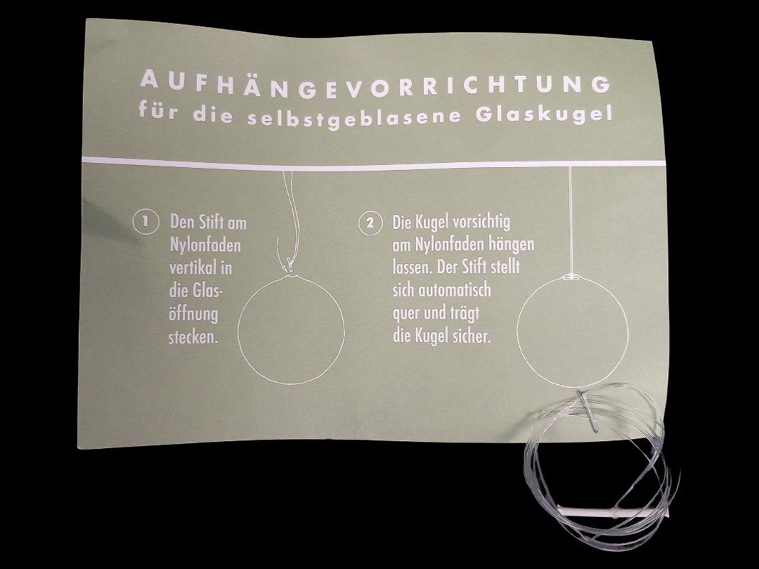 Toutes les décorations: Selbstgeblasene Glaskugel – D'occasion à Hünenberg par Restwert_Zug 1