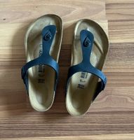 Birkenstock Gizeh-Sandalen (Grösse 38; schwarz; ungetragen)