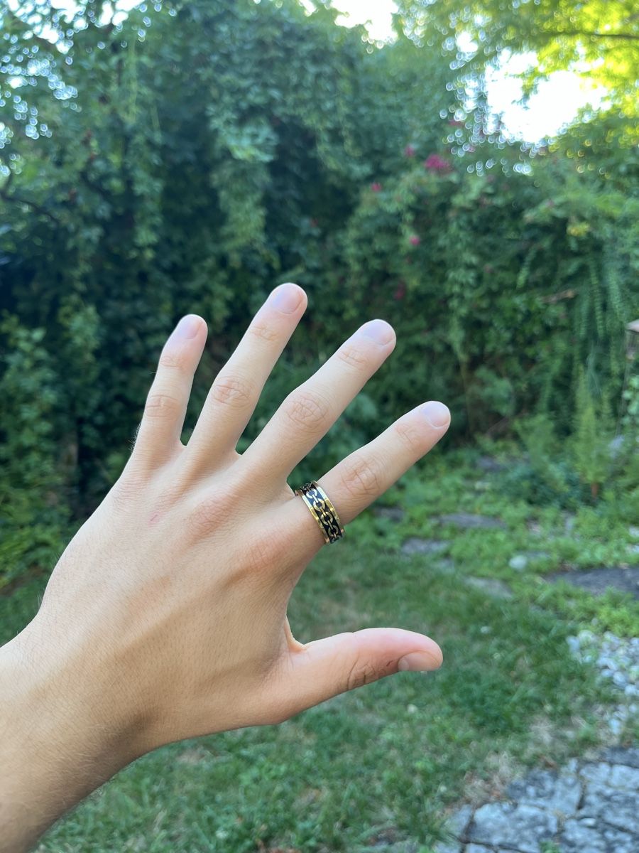 Ringe: Edelstahl Ring goldfarbig 20mm Modeschmuck – Neu (gemäss Beschreibung) aus Tägerwilen von Alexander716 4