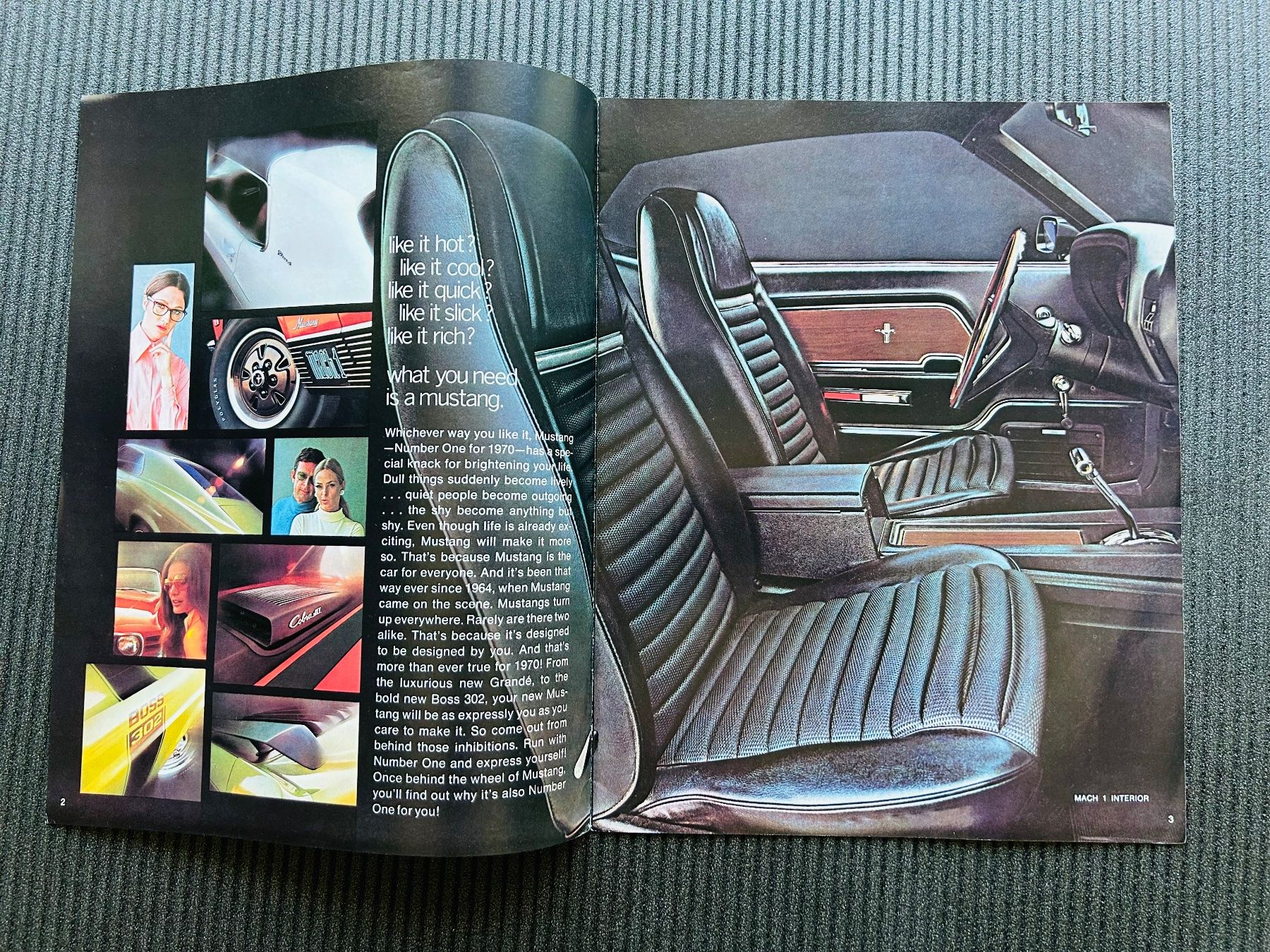 Ford Dokumente: Ford Mustang Original Brochure 1970 – Gebraucht aus Herrliberg von Nomad504 2