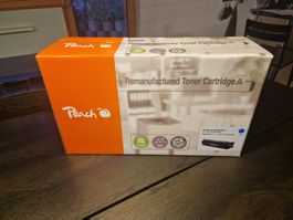 Peach Tonermodul cyan, kompatibel zu HP No. 650A C, CE271A