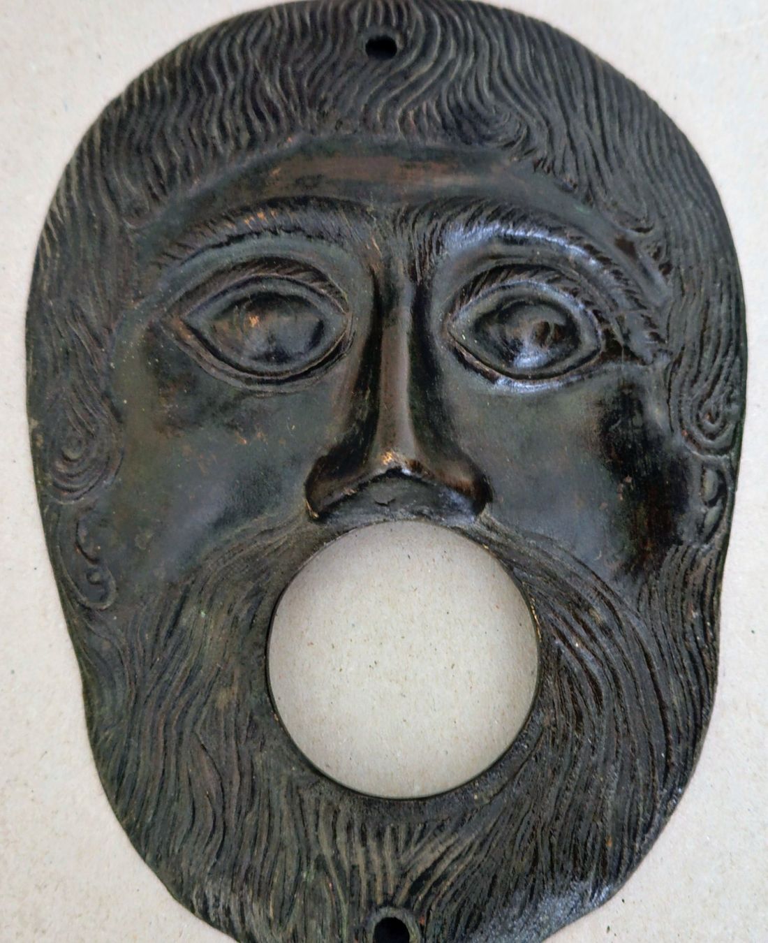 Sculture & Statue: Brunnen Maske aus Messing – Usato da Lugano venduto da Numisartes 7