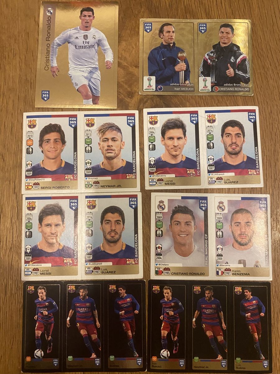 Panini Sammelbilder & Trading cards: Panini FIFA 365 2016 Sammlung: Messi, Ronaldo, Neymar – Gebraucht aus Uznach von fad_5fwc