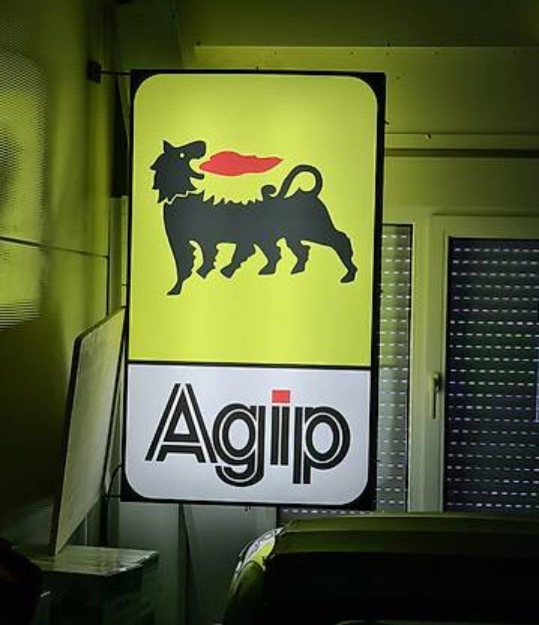 Insegne: AGIP Leuchtafel – Usato da Derendingen venduto da Panamera1211