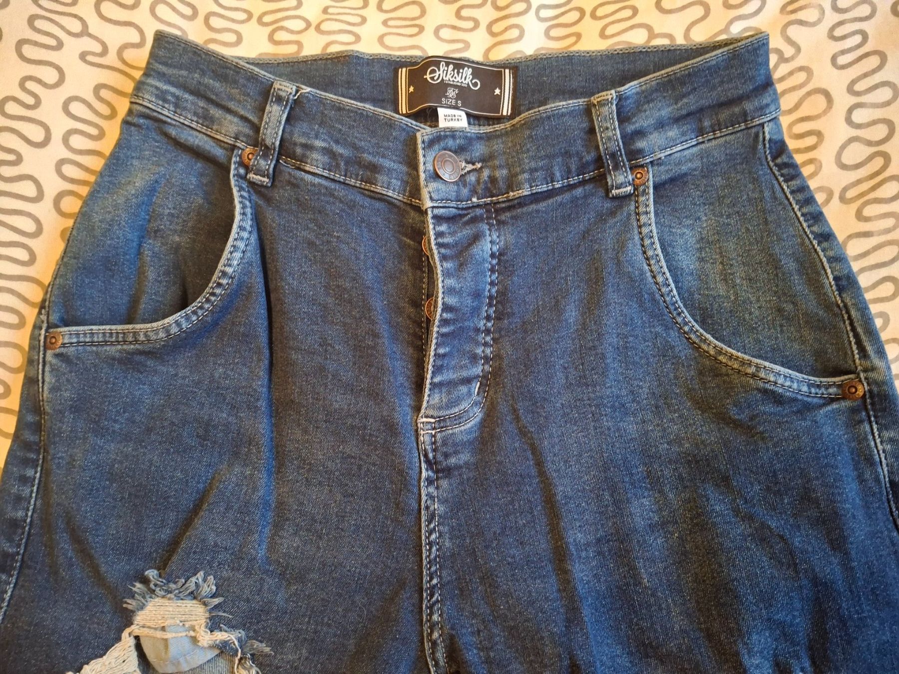 Siksilk Jeans: Pantalon jeans bleu taille S marque Siksilk – Usato da Villiers venduto da san_jn5w 4