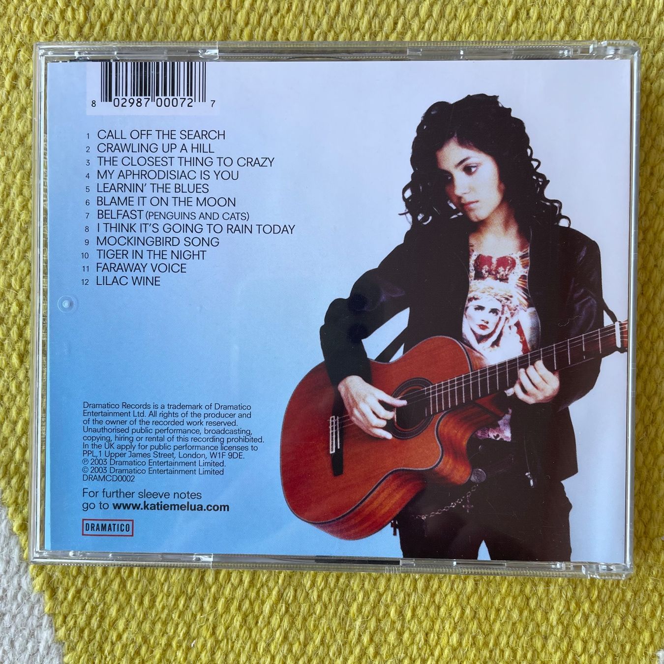 CD: KATIE MELUA-CALL OFF THE SEARCH – Usato da Rorschacherberg venduto da CD-Roli 1